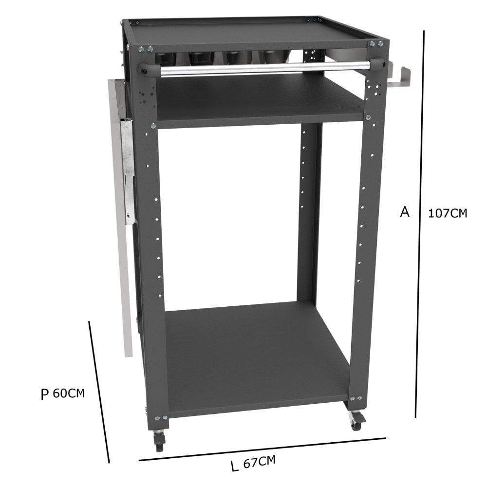 Wagen für Pizzaofen